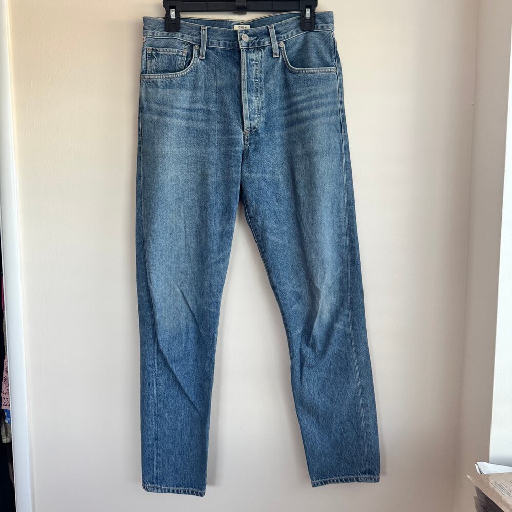 Citizens of Humanity Premium Vintage High Rise Classic Fit Crop Jeans Blue Sz 26